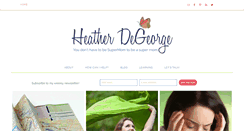 Desktop Screenshot of heatherdegeorge.com
