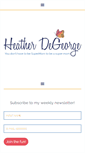 Mobile Screenshot of heatherdegeorge.com